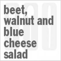 Beet, Walnut And Blue Cheese Salad_image