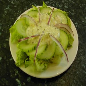 Cucumber With Feta Cheese Dressing image