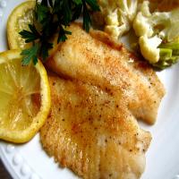Tilapia in Butter Sauce image