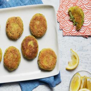 Zucchini and White Bean Fritters image