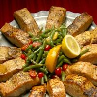 Pan Seared Salmon with Haricots Verts Salad image