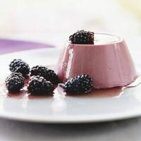 Blackberry Buttermilk Panna Cottas with Blackberry Compote image