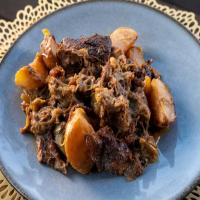 Beer Braised Lamb Shoulder with Onions and Turnips_image