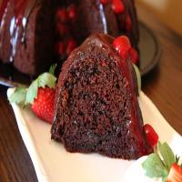 Dark Chocolate Strawberry Margarita Cake_image