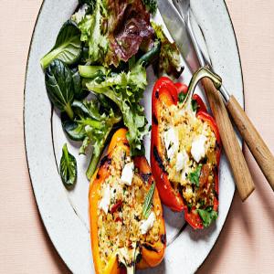 Grilled Vegetarian Stuffed Peppers_image