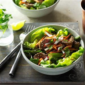 Sesame Beef & Asparagus Salad Recipe_image