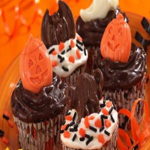 Brownie-Banana Halloween Cupcakes_image