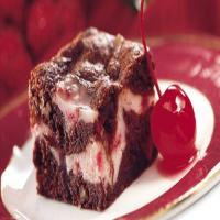 Merry Cherry Swirl Brownies image