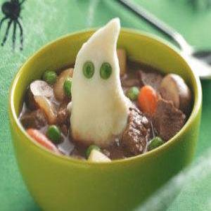 Beef Stew with Ghoulish Mashed Potatoes Recipe_image