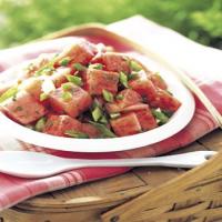 Watermelon, Green Onion, and Mint Salad_image