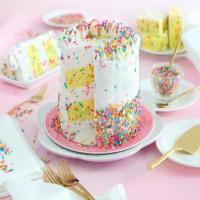 All Marshmallow Confetti Cake image