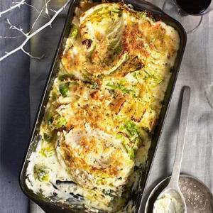 Sherried sprout & Savoy gratin image