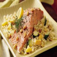 Salmon and Couscous Bake image