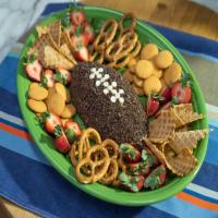 Football Chocolate Peanut Butter Dip image