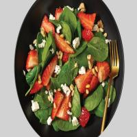 Strawberry-Feta Spinach Salad with Pine Nuts image