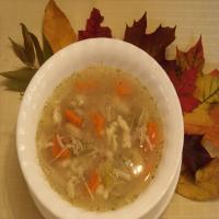 Farmhouse Chicken Soup With Spaetzle image