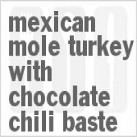 Mexican Mole Turkey With Chocolate Chili Baste_image