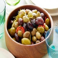 Spicy Roasted Olives image