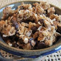 Crunchy Peanut Butter, Chocolate, Coconut Granola image