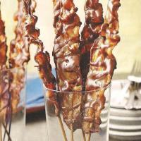 Bacon Skewers with Caramel and Ganache_image