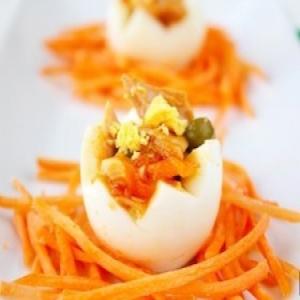 Eggs Stuffed with Tuna and Vegetables Recipe - (5/5) image