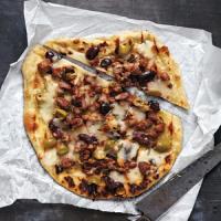 Sausage and Olives Pizza_image
