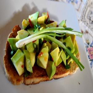 Bruschetta With Avocado and Chilli Pepper Topping_image
