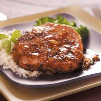 Pork Chops with Ginger Maple Sauce_image