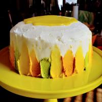 Lemon Cake with Lemon Filling and Lemon Butter Frosting_image