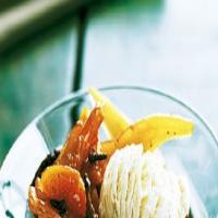 Buttermilk Ice Cream with Spiced Fruit Compote_image
