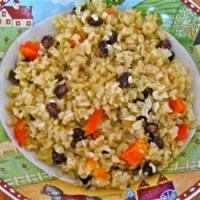 Brown Rice with Black Beans and Peppers_image
