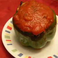 Vegetarian Stuffed Green Peppers image