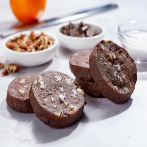 Chocolate Pecan Slice and Bake Cookies image