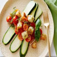 Summer Zucchini and Tomato Panzanella Salad image