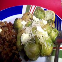 Brussels Sprouts With Lemon & Parmesan image