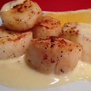 Scallops with White Wine Sauce_image