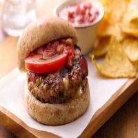 Grilled Cheese-Stuffed Turkey Burgers image