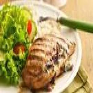 Greek Garlic and Herb-Stuffed Grilled Chicken Breasts_image