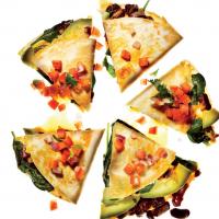 Vegetable Quesadillas with Fresh Salsa image