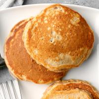 Flaxseed Oatmeal Pancakes_image