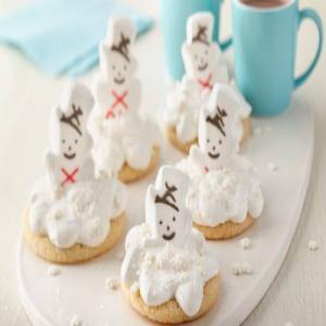 Melting PEEPS® Snowmen Cookies image
