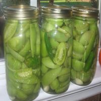 Spicy Green Tomato Pickles_image
