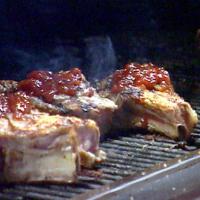 Grilled And Stuffed Veal Chop image