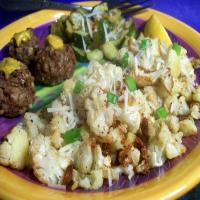 Oven-Roasted Cauliflower With Garlic, Olive Oil and Lemon image