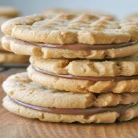 Peanut Butter Chocolate-Hazelnut Cookie Sandwiches Recipe - (4.2/5) image
