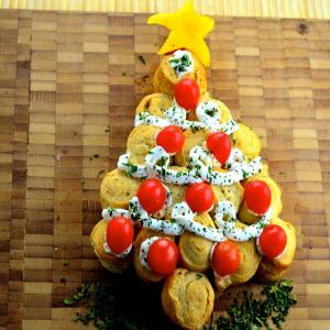Holiday Italian Herb Crescent Christmas Trees image