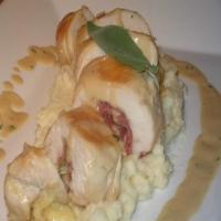 Italian Stuffed Chicken Breast With a Marsala Sauce image