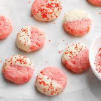 Dipped Cherry Cookies image