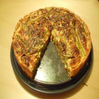 Asparagus, Leek & Gruyere Tart in Tarragon Savory Custard image