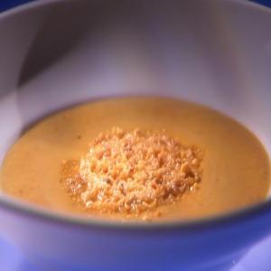 Creamy Pumpkin Soup with Toasted Hazelnut Frico_image